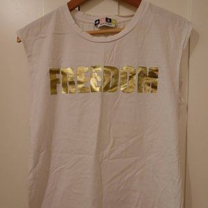 MSGM FREEDOOM cotton muscle tank